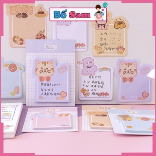 Giấy ghi chú dễ thương, giấy note hình cute, giấy ghi chú nhiều mẫu đáng yêu Shop Bố Sam