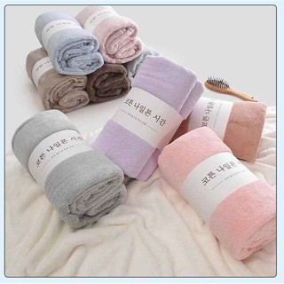 Khăn tắm bông xuất HÀN QUỐC dày mịn cao cấp size to 140 x 70cm
