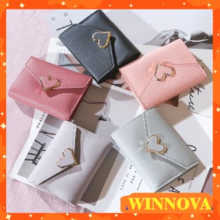 Ví nữ ngắn dễ thương cầm tay mini nhỏ gọn bỏ túi nhiều ngăn WINNOVA-AV1