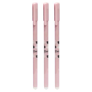 Bộ 3 Viết Lông Kim 1710 Moshi - Màu Hồng - Moshi Moshi