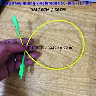 Dây nhảy quang đơn mốt SC/APC-SC/APC dài 30cm/50cm