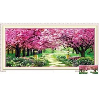 Tranh thêu chữ thập Con đường tình yêu - MN0115 ( 130x65) . Mn0116 (170x75)