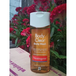 Sữa tắm ngăn mụn lưng Neutrogena Body Clear Body Wash 250ml