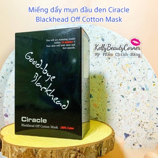 Miếng đẩy mụn đầu đen Ciracle Goodbye Blackhead Blackhead Off Cotton Mask