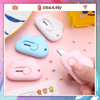 Dao rọc giấy bỏ túi mini thiết kế hình đám mây đáng yêu tiện lợi CREAMY RG01