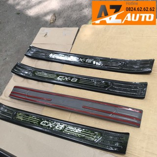 Ốp bậc giẫm ngoài vân CACBON XE Mazda CX8 - hàng cao cấp