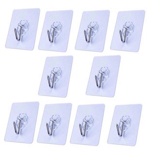 Combo 8/10/20 móc dán tường 3D trong suốt chịu lực, siêu bền chắc dính (HÀNG LOẠI 1)
