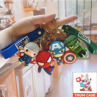 ⚡Móc khóa - móc chìa khóa ⚡ siêu anh hùng marvel người sắt người nhện iron man spider man hulk gấu bearbrick hot trend