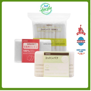 Hộp Bông Tẩy Trang Miniso 1000 - 800 - 475 - 180 -150 miếng -Huynmio