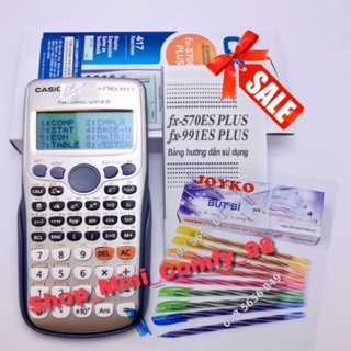 [Sỉ giá rẻ] 1 hộp 20 bút nến + Máy tính Casio fx570es plus- Hàng Thái Lan
