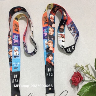 Dây đeo thẻ BTS 21 in hình ảnh