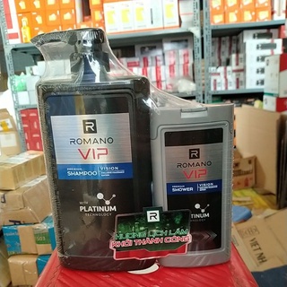 dầu gội đầu romano vip chai 650ml( tặng 1 chai tắm or gội 150g)