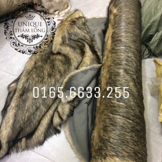 Thảm Chụp Hình màu Nâu chuột dài