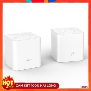 [Hãng] Bộ 2 sản phẩm phát Wifi Tenda Nova MW3 Phủ sóng wifi lên tới 200m2