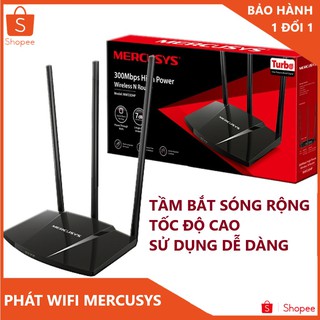Bộ phát wifi xuyên tường độ lợi cao Mercusys MW330HP chuẩn N 300Mbps