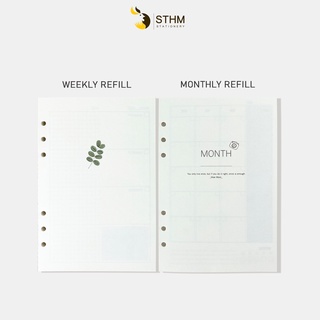 Ruột PLANNER refill - A5 - Sổ còng - 6 lỗ - STHM Stationery