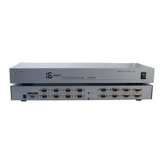 MULTI  VGA LCD 1-16 DTECH 500MHZ DT 7516, BỘ CHIA MÀN HÌNH VGA 1 CPU RA 16 MÀN HÌNH DTECH DT 7516
