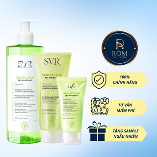 SVR Nước tẩy trang làm sạch và loại bỏ dầu SVR Sebiaclear Eau Micellaire 400ml