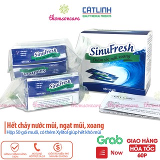 Muối rửa mũi xoang - Sinufresh của Cát Linh - thành phần tự nhiên, giảm mũi, cảm lạnh, cảm cúm