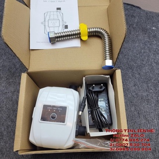 Máy Bơm Tăng Áp Trợ Lực Nước Yếu Máy Giặt Vòi Sen Nóng Lạnh DC 24V 200W Chống Nước DR 20 - Không Chối Than