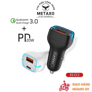 Tẩu Sạc Ô Tô Earldom ES - CC2 [ BẢO HÀNH 24 THÁNG ]