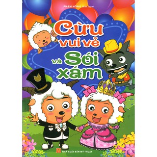 Sách - Cừu vui vẻ và Sói xám( Tranh màu)