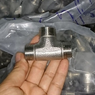 tê ren ngoài 15 inox