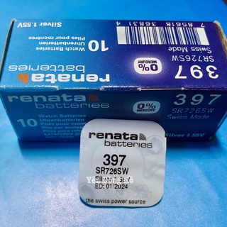 Pin Renata 397 SR726SW SR726 726 vỉ 1 viên chính hãng