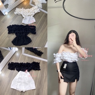 ÁO BẸT VAI BÈO 2 TẦNG