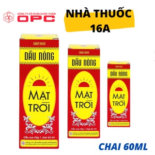 DẦU NÓNG MẶT TRỜI - HỖ TRỢ XOA BÓP GIẢM ĐAU KHỚP, NHỨC MỎI - CHÍNH HÃNG CÔNG TY