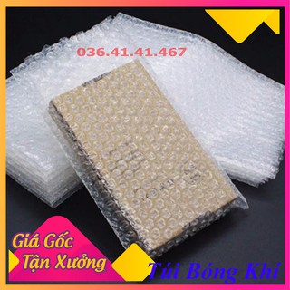 [SIZE Nhỏ] 50 Túi màng xốp hơi nổ bong bóng khí cắt sẵn theo kích thước ship gửi hàng