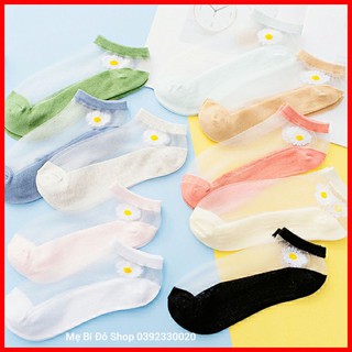 Tất Vớ Lưới Hoa Cúc Thoáng Khí Xinh Xắn