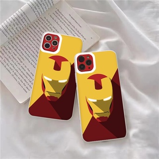 Ốp  iphone Iron Man Art  siêu anh hùng ốp lưng iphone cạnh vuông X / XS 11promax 8plus 13Pro 12Pro X XS XR 7 Plus