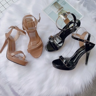 Bán sỉ Giày sandal cao gót 12 phân gót nhọn quai mảnh siêu hot