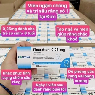 VIÊN NGẬM CHỐNG SÂU RĂNG