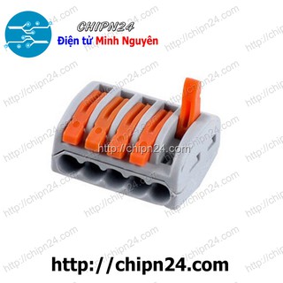 [2 CÁI] Nối dây điện PCT-215 (Khớp nối dây 5 khe thông nhau)