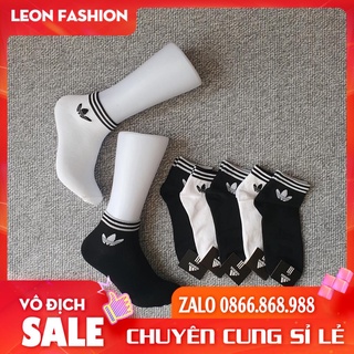Tất ADIDAS Cổ Ngắn 3 Sọc [ Hàng loại 1 ] Vớ thể thao dệt kim cao cấp 95% Coton hạn chế mùi hôi và thông thoáng