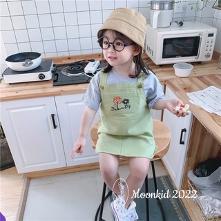 sét yêm 2 dây thêu hoa kèm áo cho bé gái 8-20kg