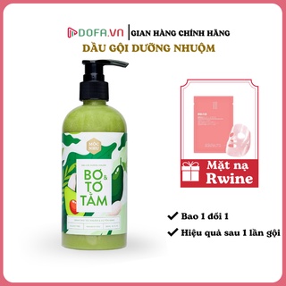 Dầu gội Dưỡng Nhuộm  BƠ &amp; TƠ TẰM Mộc Nhu -GIỮ BỀN MÀU TÓC NHUỘM DƯỠNG TÓC PHỤC HỒI HƯ TỔN