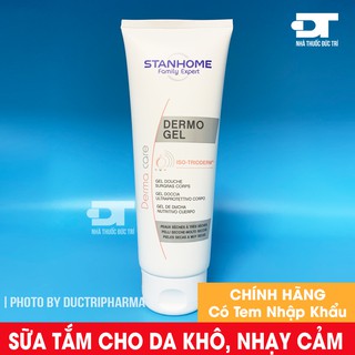 [CHÍNH HÃNG] Sữa Tắm Không Xà Phòng Cho Da Khô Và Nhạy Cảm Stanhome Dermo Gel 250ml