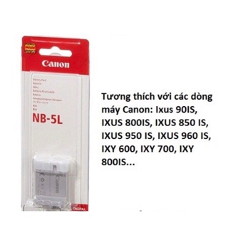 PIN CANON NB-5L