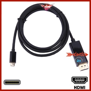 Cáp chuyển Usb Type-c ra HDMI dài 1m8 cho Macbook, Surface, Dell XPS