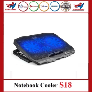 Đế tản nhiệt laptop, Đế tản nhiệt S18 COOLER 4 quạt mạnh mẽ, ổn định, chống ồn, dòng cao cấp