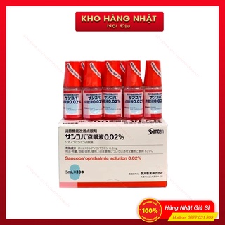 Nước Nhỏ Mắt Cận Sancoba Nhật Bản Hỗ Trợ Tăng Cường Thị Lực 5ml