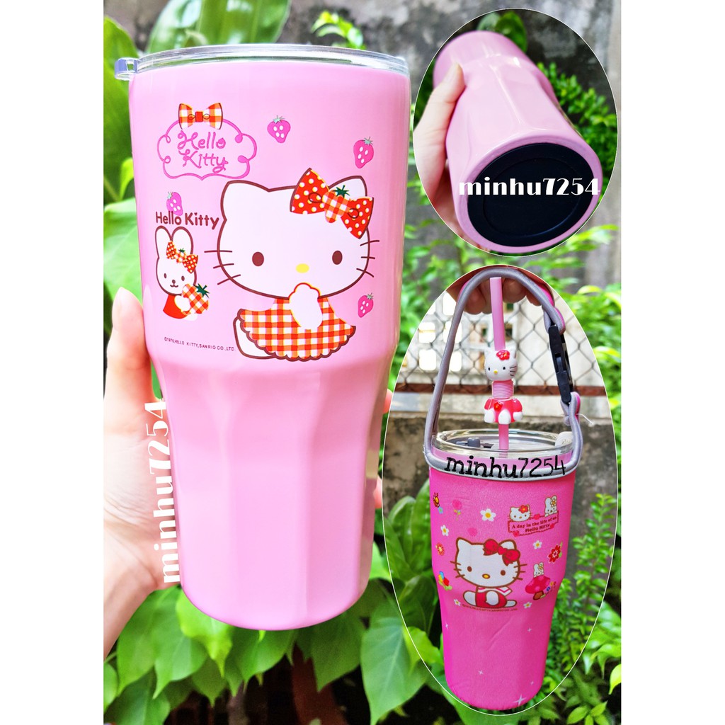 [SIÊU HOT] SET LY GIỮ NHIỆT HELLO KITTY