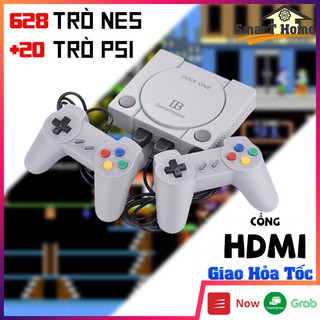 Máy chơi game cầm tay 4 nút cổng HDMI , Máy chơi game 2 người 4 nút 628 trò chơi không lặp trò cổ điển