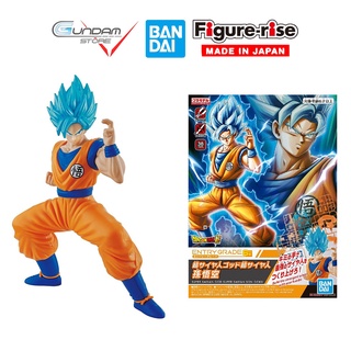 Mô Hình Lắp Ráp EG SON GOKOU Super Saiyan God Dragon Ball Bandai Entry Grade 1/144 Đồ Chơi Anime Nhật