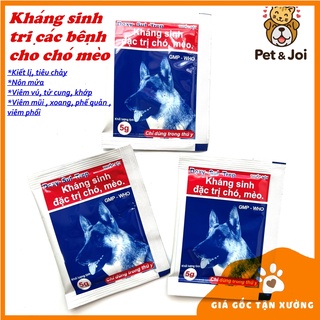 Kháng sinh tổng hợp Doxy Sul Trep gói 5g dành cho chó mèo - PET&amp;JOI