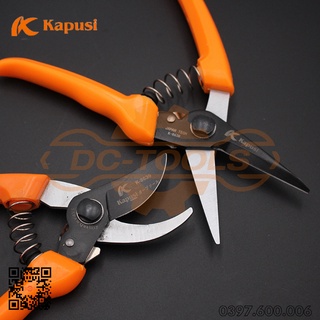 Kéo Cắt Cành, Kìm Tỉa Cây Cảnh Kapusi K-8638 K-8639 SK5 Sắc Bén - Bền Bỉ Đồ Nghề DC