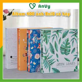 Album đựng ảnh 8x10 để 400 tấm có hộp giữ ảnh cho con, ảnh gia đình, ảnh mini polaroid tại Kho album ảnh AnVy